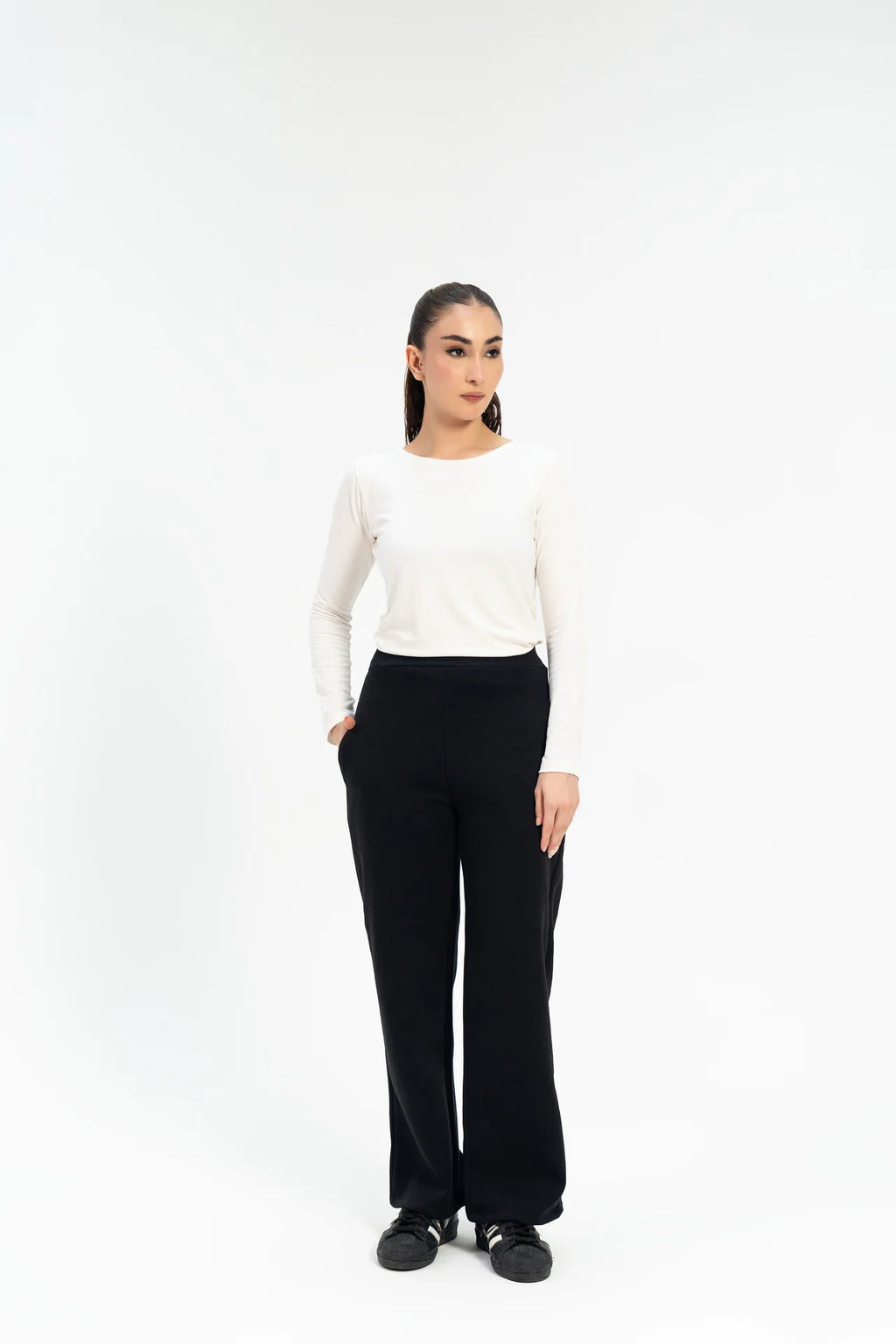 Full Sleeve T Shirt - White
