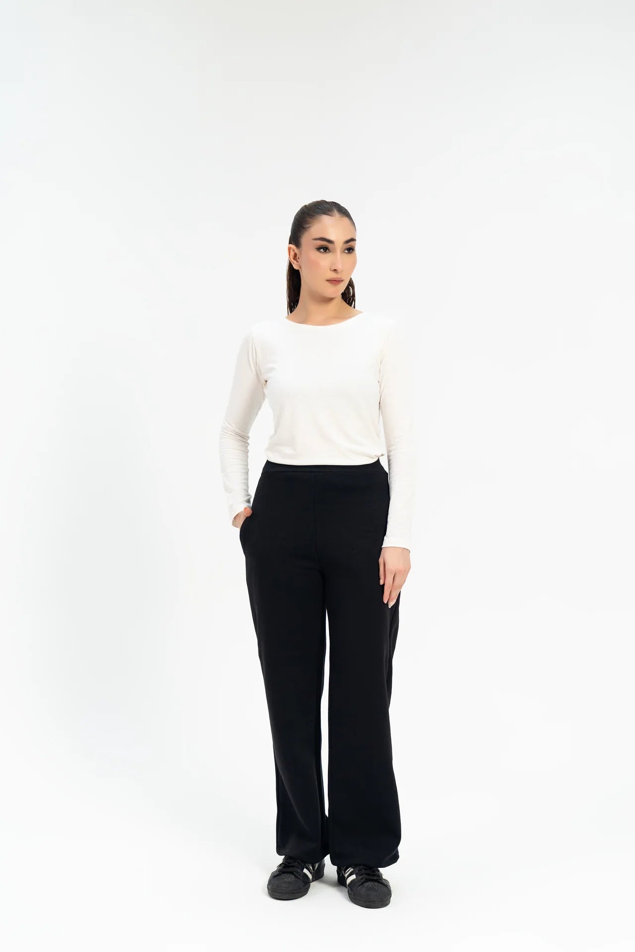 Full Sleeve T Shirt - White