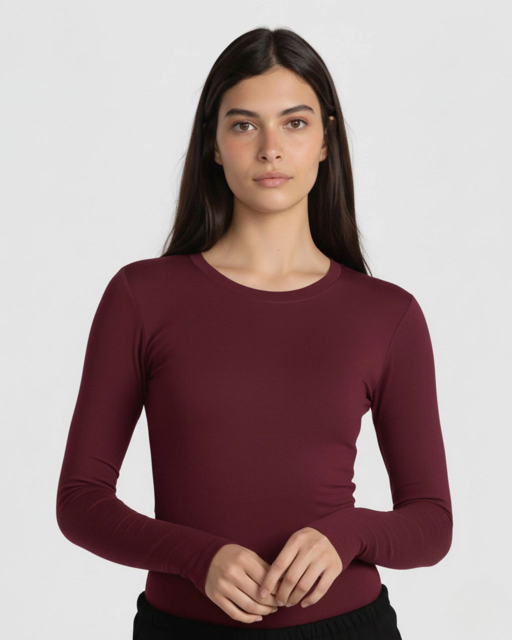 Women's Full Sleeve - Burgundy