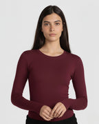 Women's Full Sleeve - Burgundy
