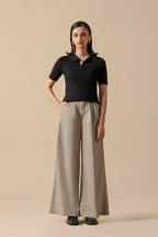 Sweater Knit Polo Shirt